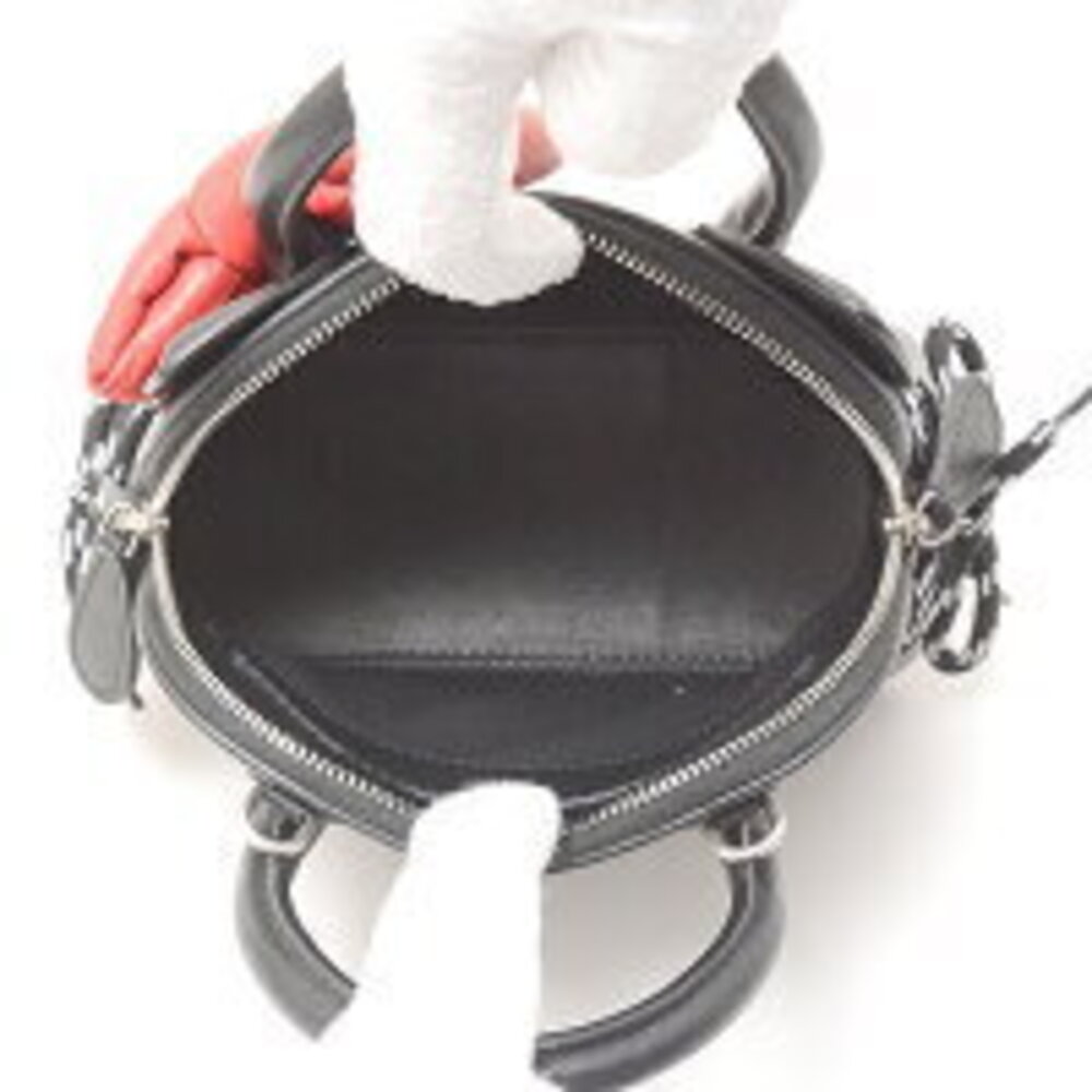 Balenciaga Virutop Hello Shoulder Bag Leather Black - Picture 6 of 10
